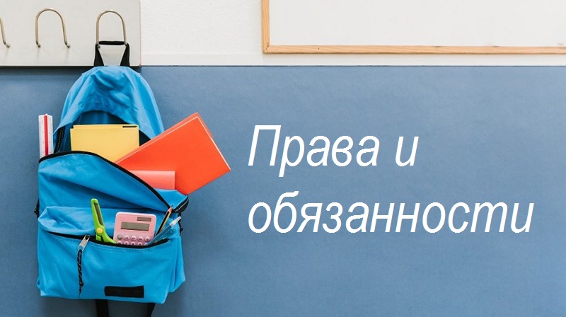 ПРАВА И ОБЯЗАННОСТИ ПРАВА И ОБЯЗАННОСТИ